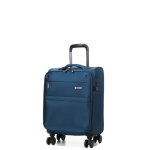 Valise cabine souple horizon premium dressing 55 cm bleu