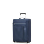 Valise cabine souple roncato neon lite 55 cm - 2 roues bleu marine