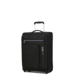 Valise cabine souple roncato neon lite 55 cm - 2 roues noir fum�e