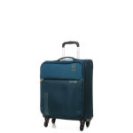 Valise cabine souple roncato speed slim 55x40x20 cm vert bouteille bleu