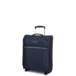 Valise cabine souple travelite cabin 52 cm - 2 roues marine bleu