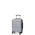 Valise cabine underseat rigide kinston panama 45x35x20 cm argent gris