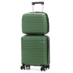 Valise cabine underseat rigide lys managua 45 cm et vanity vert