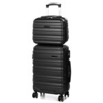 Valise cabine worldline minneapolis 2 - 55 cm et vanity noir