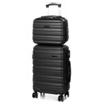 Valise cabine worldline minneapolis 2 - 55 cm et vanity noir