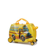 Valise cavalier arial school bus 47 cm jaune