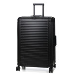 Valise rigide aluminium travelite next l 77 cm noir