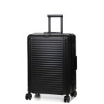 Valise rigide aluminium travelite next m 67 cm noir