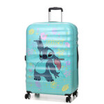 Valise rigide american tourister lilo & stitch 77 cm stitch flower bleu