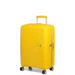 Valise rigide american tourister soundbox 67 cm golden yellow jaune