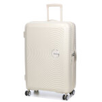 Valise rigide american tourister soundbox 77 cm coconut sand blanc