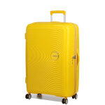 Valise rigide american tourister soundbox 77 cm golden yellow jaune