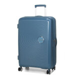 Valise rigide american tourister soundbox 77 cm stone blue bleu