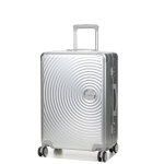 Valise rigide american tourister soundbox alu 68 cm silver gris