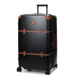 Valise rigide bric's bellagio trunk l 80 cm noir marron