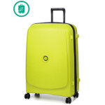 Valise rigide delsey belmont plus eco 76 cm vert chartreuse