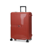 Valise rigide delsey vauban 70 cm terracotta rose