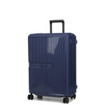 Valise rigide delsey x benetton color block 66. 5 cm bleu marine