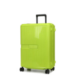 Valise rigide delsey x benetton color block 66. 5 cm citron vert