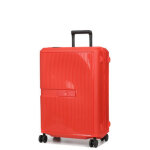 Valise rigide delsey x benetton color block 66. 5 cm rouge