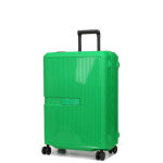 Valise rigide delsey x benetton color block 66. 5 cm vert