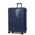 Valise rigide delsey x benetton color block 76. 5 cm bleu marine