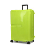 Valise rigide delsey x benetton color block 76. 5 cm citron vert