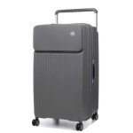 Grande valise rigide soute extensible airtex alrakis 80 cm gris fonc
