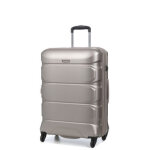 Valise rigide moyenne extensible airtex nashira 66 cm champagne beige Valise rigide moyenne extensible airtex nashira 66 cm champagne beige