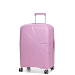Valise rigide extensible american tourister starvibe 67 cm metallic pastel lavender violet