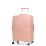 Valise rigide extensible american tourister starvibe 67 cm metallic peach orange
