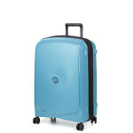 Valise rigide extensible delsey belmont plus eco 70. 5 cm bleu zinc