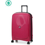 Valise rigide extensible delsey belmont plus eco 70. 5 cm framboise rose