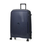 Valise rigide extensible delsey belmont plus eco 76 cm bleu