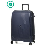 Valise rigide extensible delsey belmont plus eco 76 cm bleu