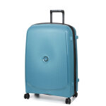 Valise rigide extensible delsey belmont plus eco 76 cm bleu zinc