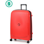 Valise rigide extensible delsey belmont plus eco 76 cm orange tangerine