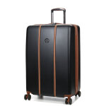 Valise rigide extensible delsey cadence 76 cm noir / marron