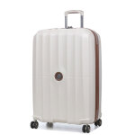 Valise rigide extensible delsey carrousel 2 - 76. 5 cm off white blanc
