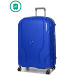 Valise rigide extensible delsey clavel eco 76 cm bleu klein Valise rigide extensible delsey clavel eco 76 cm bleu klein