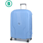 Valise rigide extensible delsey clavel eco 76 cm bleu lavande Valise rigide extensible delsey clavel eco 76 cm bleu lavande