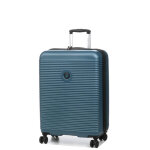 Valise rigide extensible delsey freestyle 66 cm bleu
