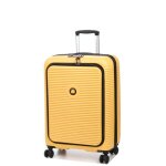 Valise rigide extensible delsey freestyle 66 cm - front opening jaune