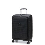 Valise rigide extensible delsey freestyle 66 cm - front opening noir