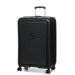 Valise rigide extensible delsey freestyle 76 cm - front opening noir
