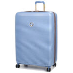Valise rigide extensible delsey freestyle 82 cm bleu ciel