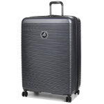 Valise rigide extensible delsey freestyle 82 cm graphite gris