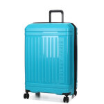 Valise rigide extensible delsey lutece se 75 cm bleu paon