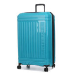 Valise rigide extensible delsey lutece se 79 cm bleu paon