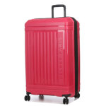 Valise rigide extensible delsey lutece se 79 cm magenta rose